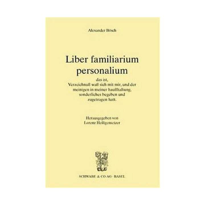 Liber familiarium personalium
