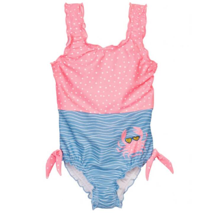PLAYSHOES Maglietta da bagno per bebè (98-104, Blu, Pink)
