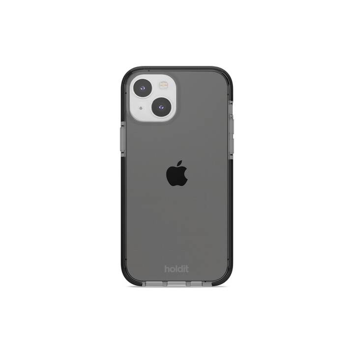 HOLDIT Backcover Seethru (iPhone 14, Schwarz)