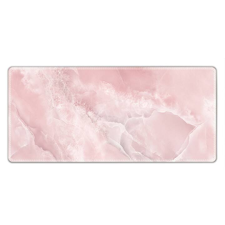 EG tapis de clavier - rose - marbre