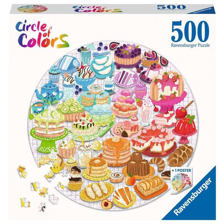 RAVENSBURGER Circle of Colors Puzzle (500 Parti)