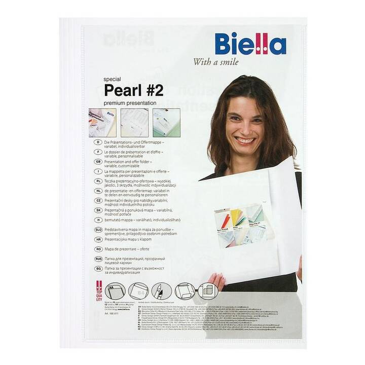 BIELLA Cartellina organizzativa (Bianco, A4, 1 pezzo)