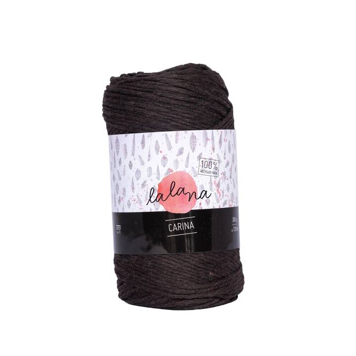 LALANA Wolle (200 g, Braun, Dunkelbraun)
