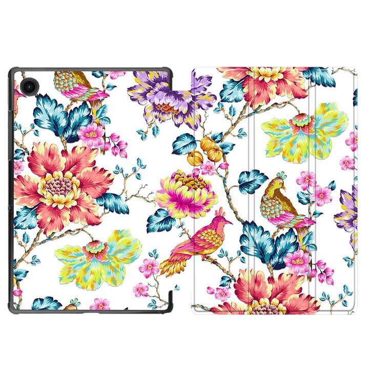 EG coque pour Samsung Galaxy Tab A8 10.5" (2021) - fleurs - multicolore