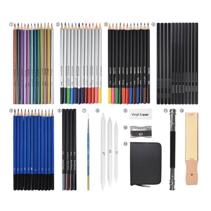 EG Crayons de couleur (Multicolore, 72 pièce)