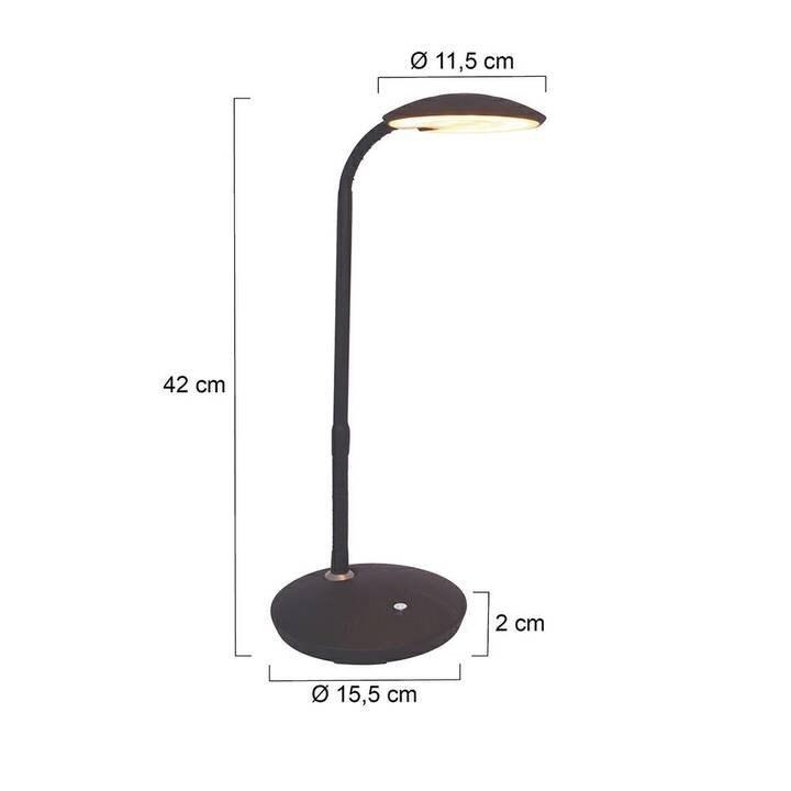 STEINHAUER Lampe de table Zenith (Noir)