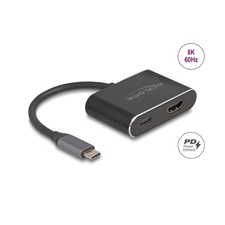 DELOCK Adattatore video (USB C)