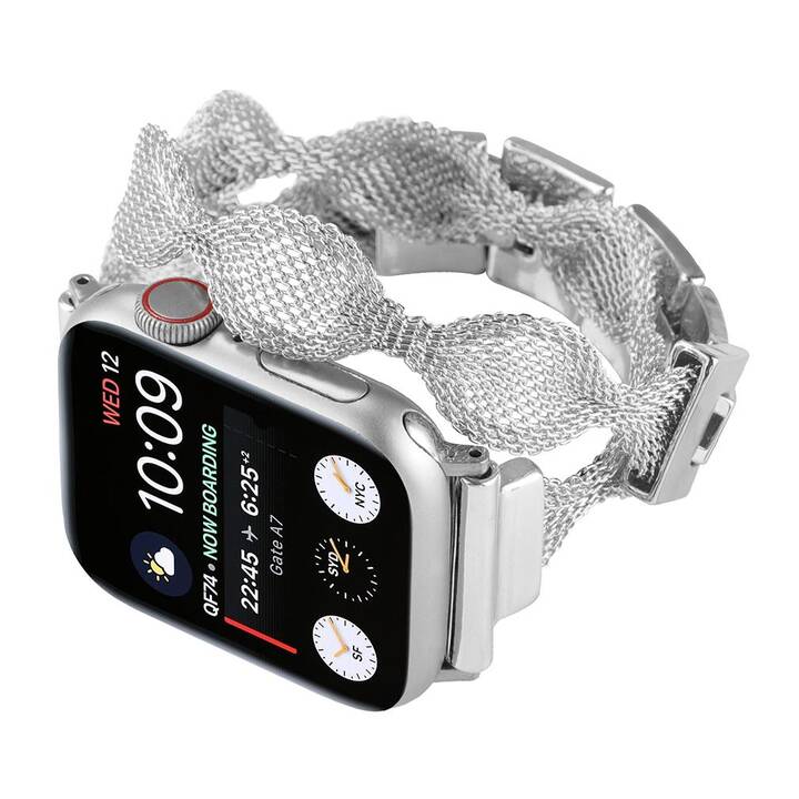 EG Armband (Apple Watch 45 mm / 42 mm / 49 mm / 44 mm, Silber)