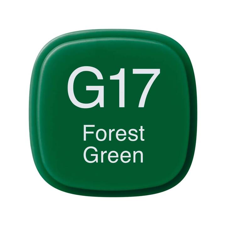 COPIC Grafikmarker Classic 17 Forest Green (Grün, 1 Stück)