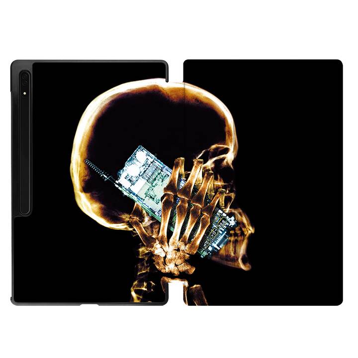 EG coque pour Samsung Galaxy Tab S8 Ultra 14.6" (2022) - Noir - Squelette