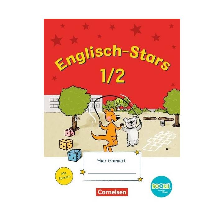 Englisch-Stars, BOOKii-Ausgabe, 1./2. Schuljahr, Übungsheft, Mit Lösungen