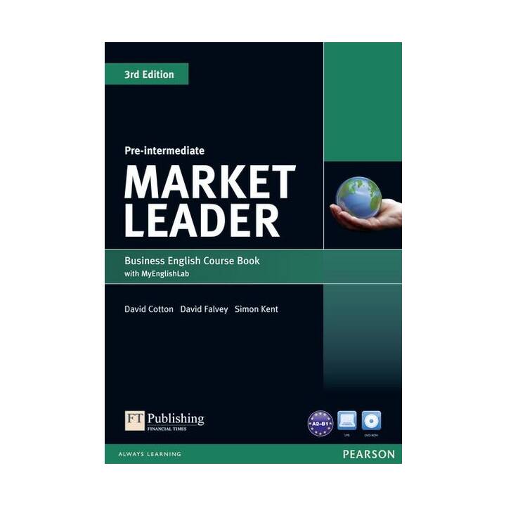 Market Leader 3rd Edition Pre-Intermediate Coursebook with DVD-ROM and MyEnglishLab Student online access code Pack