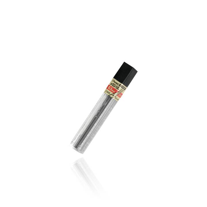 PENTEL Bleistiftmine Hi-Polymer Super (Grau, 12 Stück)