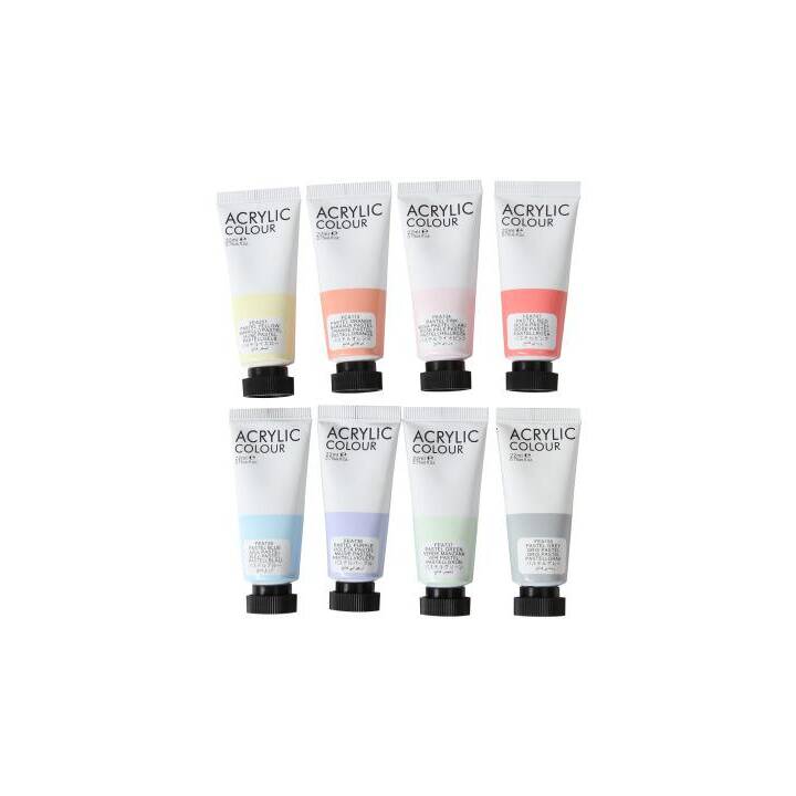 I AM CREATIVE Colore acrilica Set (8 x 22 ml, Colori assortiti)