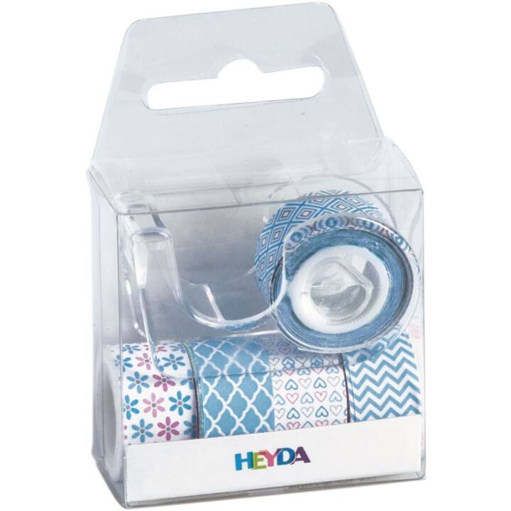 HEYDA Washi Tape Set (Blu, 3 m)