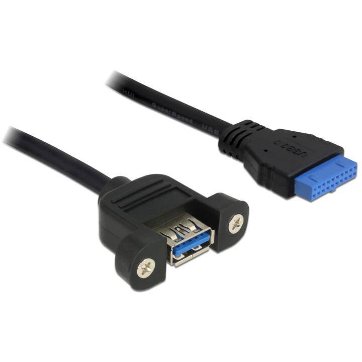 DELOCK USB-Kabel (USB 3.0, USB 3.0 Typ-A, 50 cm)