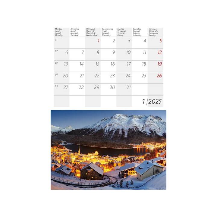 CALENDARIA Bildkalender (2025)