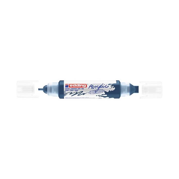 EDDING Marqueur acrylique 5400 3D Double (Bleu, 1 pièce)