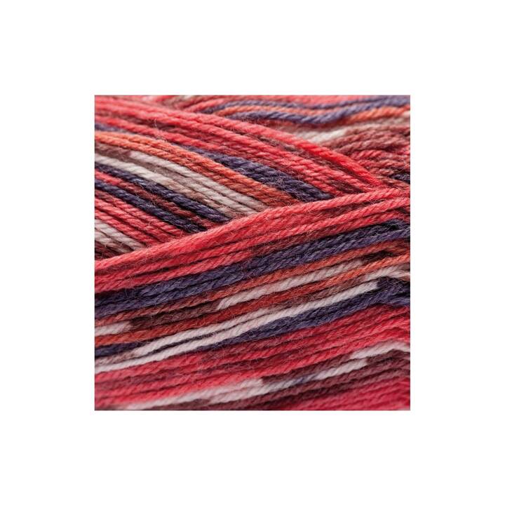 RICO DESIGN Lana (100 g, Rosso, Multicolore)