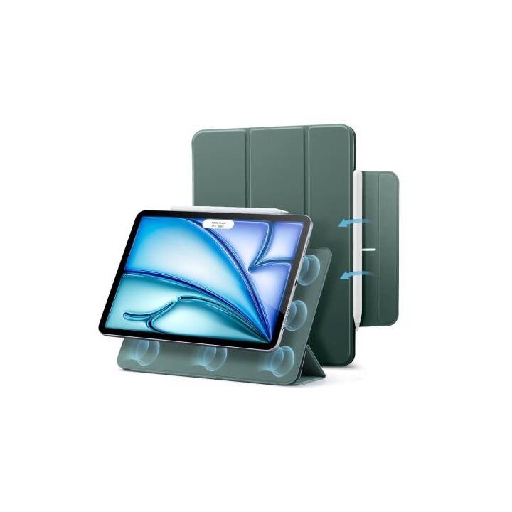 ESR Magnetic Housses de protection (iPad Air 11 2024, Vert)