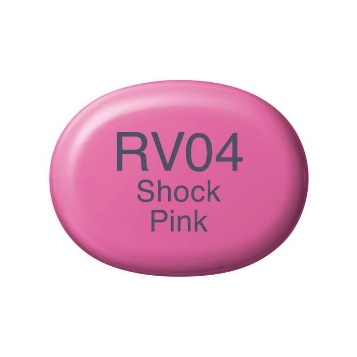 COPIC Marqueur de graphique Sketch RV04 Shock Pink (Rose, 1 pièce)