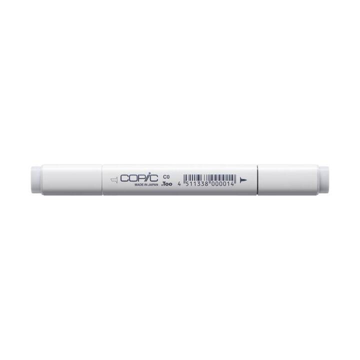 COPIC Marcatori di grafico Classic C-0 Cool Grey No.0 (Grigio freddo, 1 pezzo)