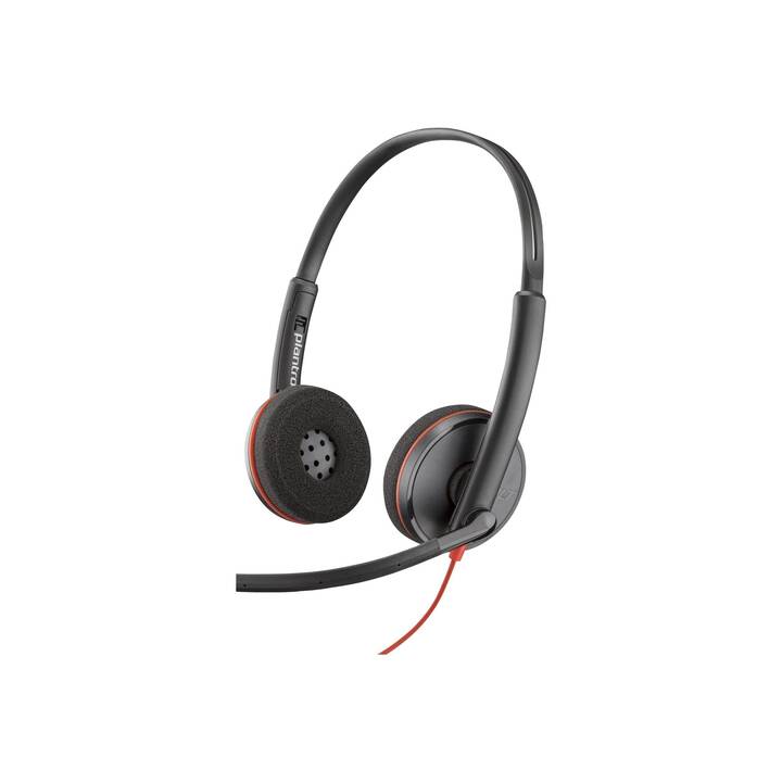 HP Casque micro de bureau Poly Blackwire C3220 (On-Ear, Câble, Noir)