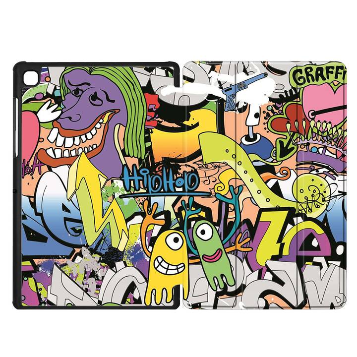 EG Hülle für Samsung Galaxy Tab A7 Lite 8.7" (2021) - Bunt - Graffiti