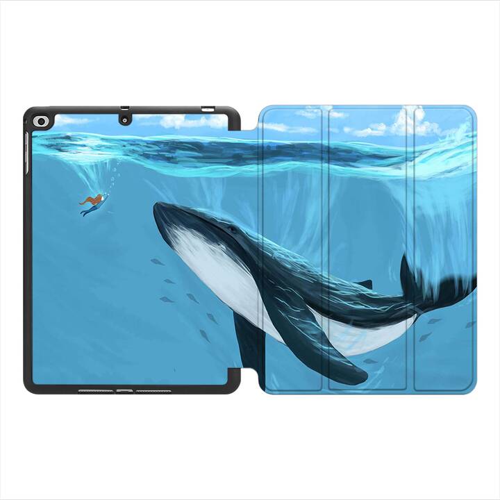 EG MTT Coque pour Apple iPad 10.2" 2019 - Baleine