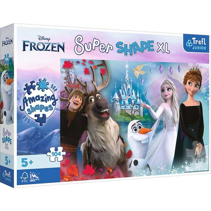 TREFL Frozen Film et bande dessinée Puzzle (104 pièce)