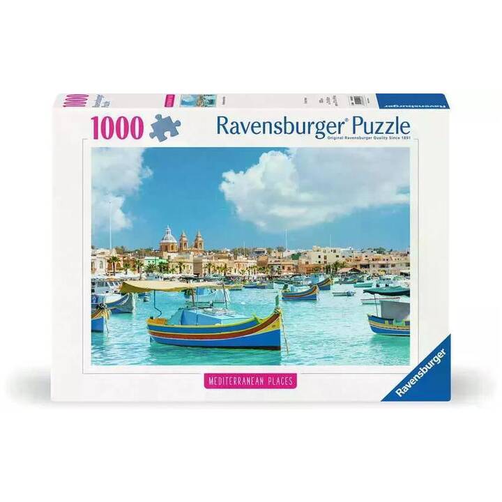 RAVENSBURGER Mediterranean Malta Puzzle (1000 Stück)