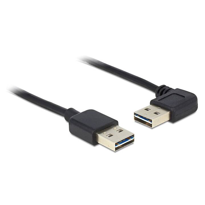 DELOCK Câble USB 2.0 A - A EASY-USB coudé 1 m