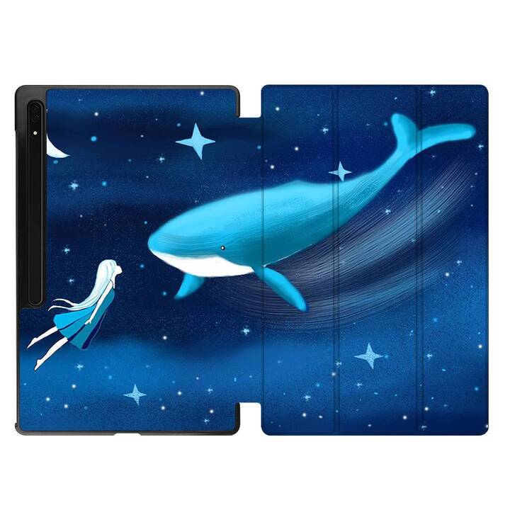 EG Custodia (11", Galaxy Tab S9, Balena, Blu)