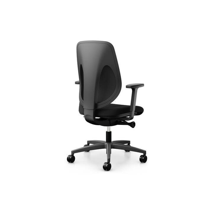 GIROFLEX Fauteuil de bureau piovant (Noir)