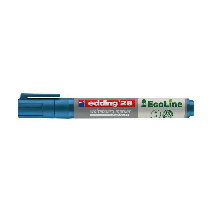 EDDING Marqueur pour tableaux blancs 28 EcoLine (Bleu, 1 pièce)