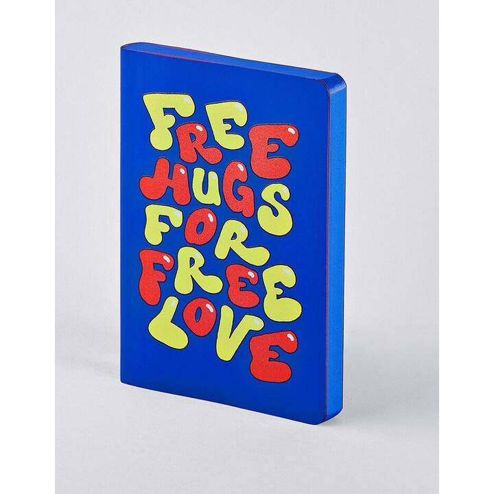 NUUNA Notizbuch Grapgic S Free Hugs (10.8 cm x 15 cm, Gepunktet)