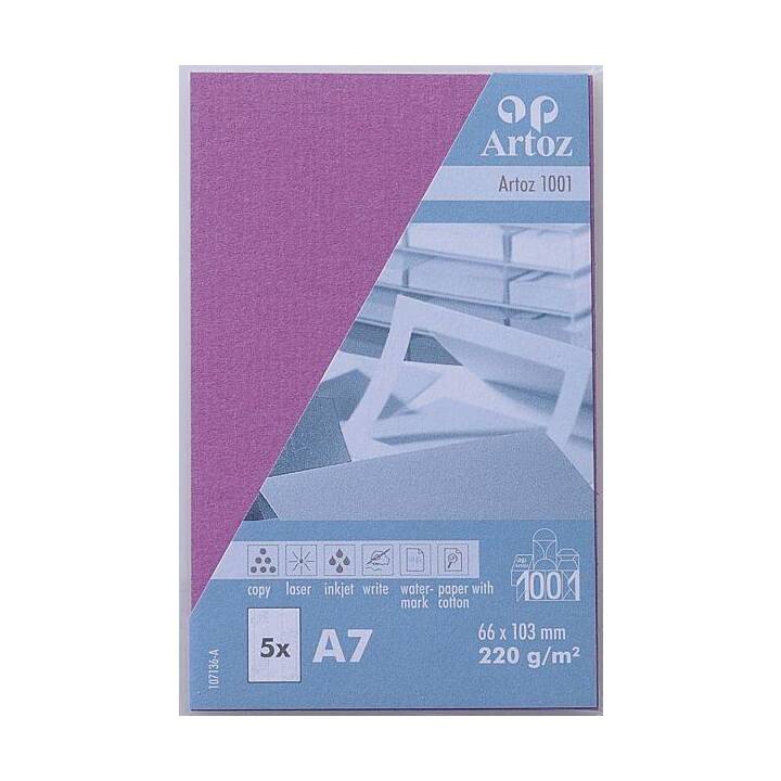 ARTOZ 1001 Cartes de visite (5 feuille, A7, 220 g/m2)