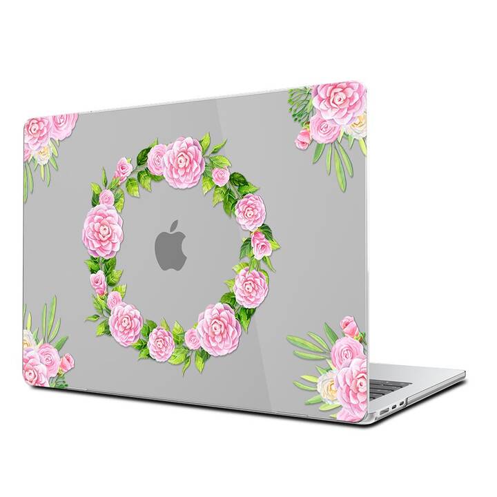EG Hardcase (MacBook Air 13" M3 2024, Fiore, Rosa)