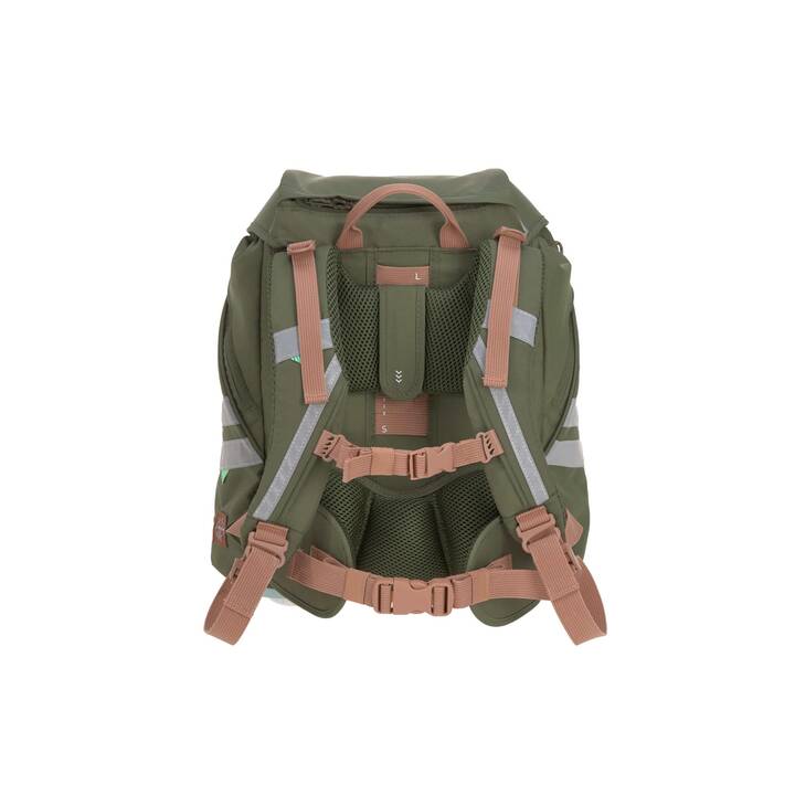 LÄSSIG Jeu de sacoches Unique (19 l, Vert olive)