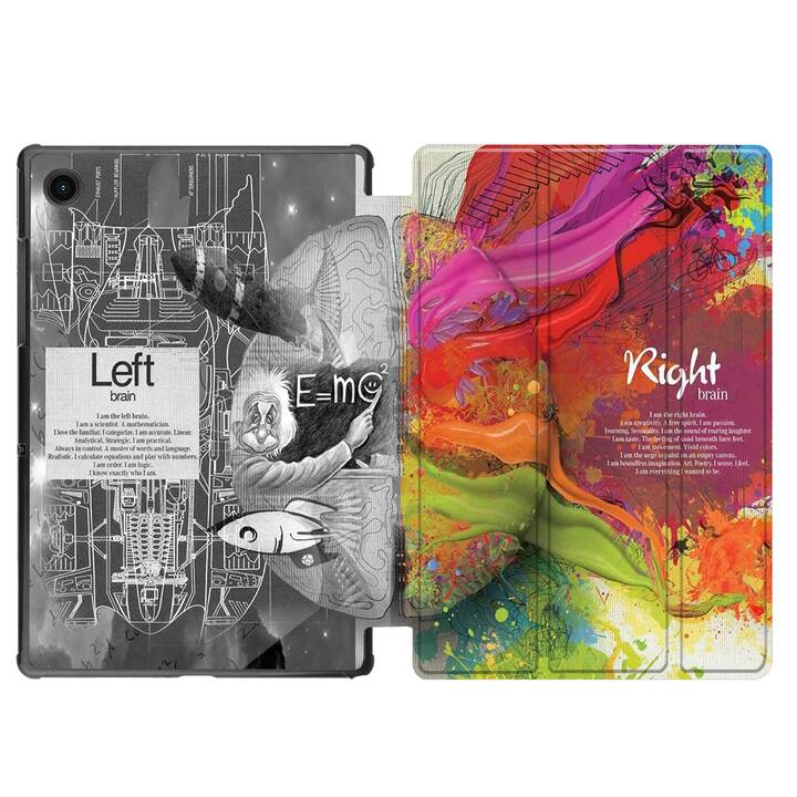 EG coque pour Samsung Galaxy Tab A8 10.5" (2021) - brainstorm - multicolore