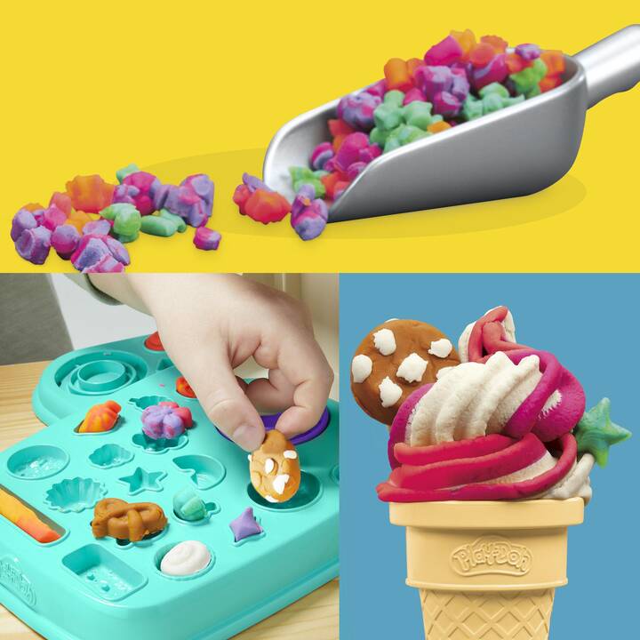 PLAY-DOH Swirl Ice Cream Playset Outil de pâte