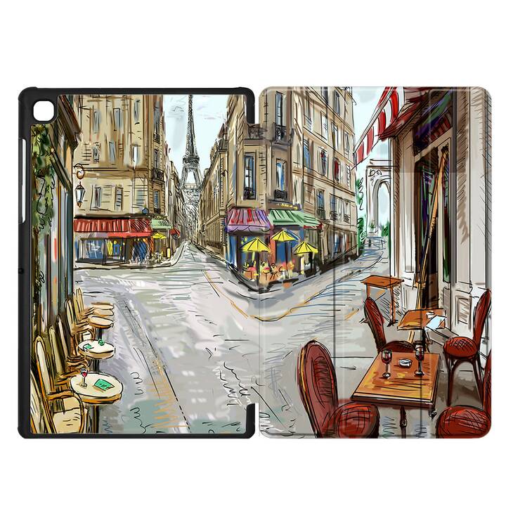 EG coque pour Samsung Galaxy Tab A7 Lite 8.7" (2021) - bleu - peinture paris