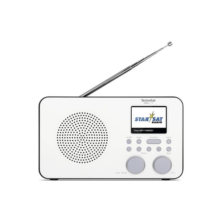 TECHNISAT Viola 2 C IR Internetradio (Schwarz, Weiss)