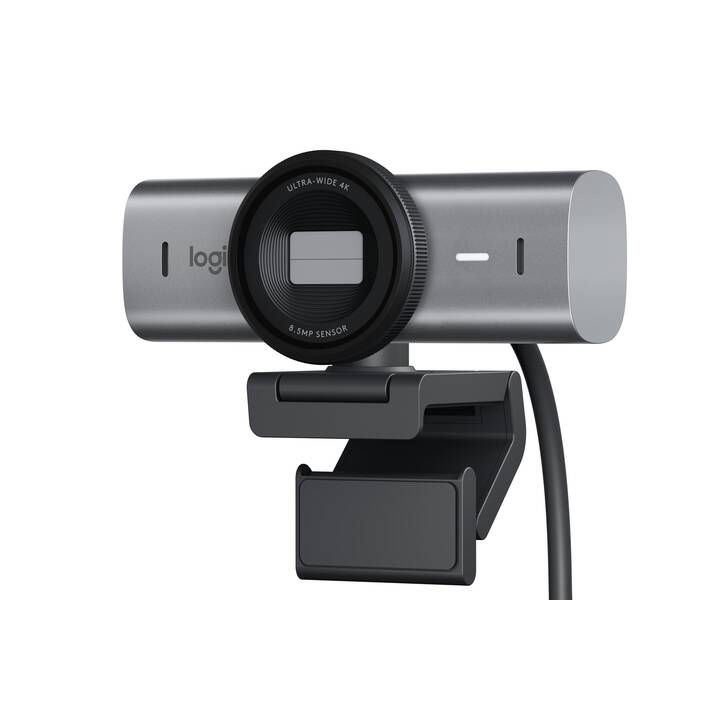 LOGITECH MX Brio 705 Webcam (8.5 MP, Schwarz, Aluminium, Graphit)