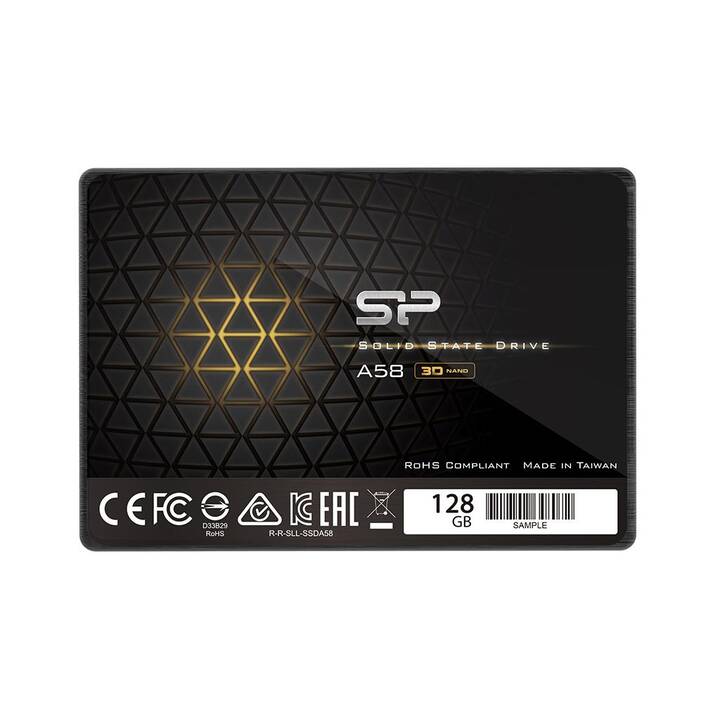 SILICON POWER Ace A58 (SATA-III, 128 GB, Noir)