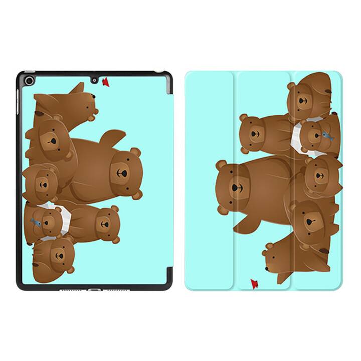 EG iPad Sleeve per Apple iPad 9.7 "9.7" 9.7" - Tiffany Blue Cartoon Bears