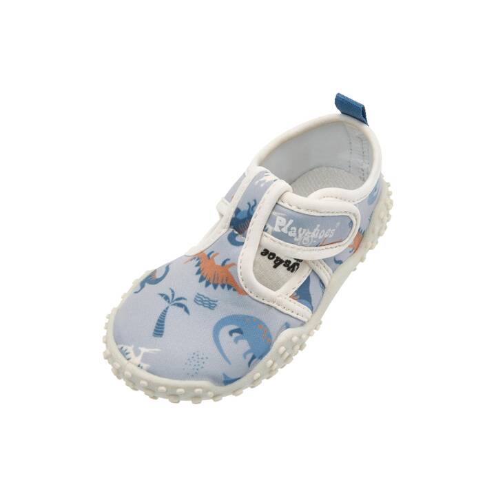 PLAYSHOES Chaussures pour enfant Dino (22-23, Bleu-gris)