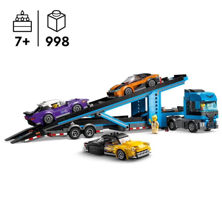 LEGO City Camion trasportatore con auto sportive (60408)