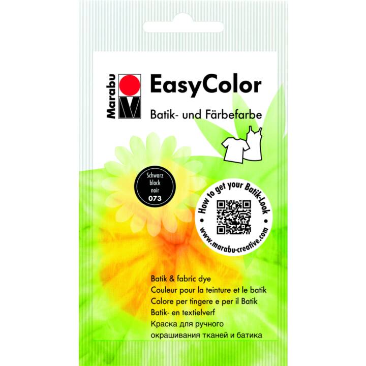 MARABU Textile couleur EasyColor (25 g, Noir, Multicolore)