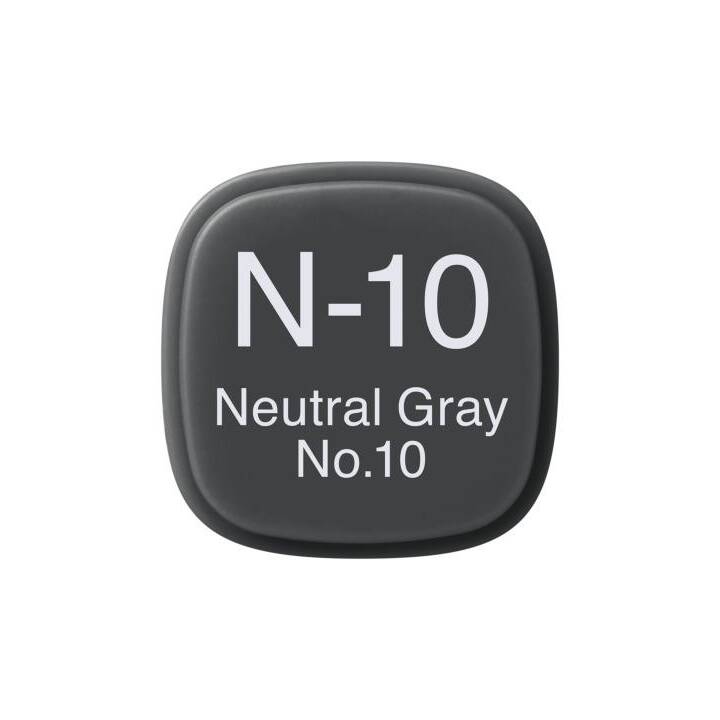 COPIC Marqueur de graphique Classic N-10 Neutral Gray No.10 (Gris, 1 pièce)